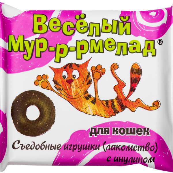 Лакомство для кошек VEDA Съедобные игрушки Веселый Мур-Р-Рмелад с инулином