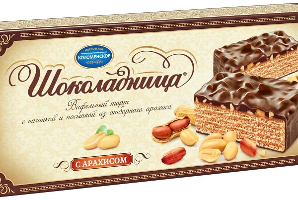 Вафельный торт Шоколадница с арахисом 230г