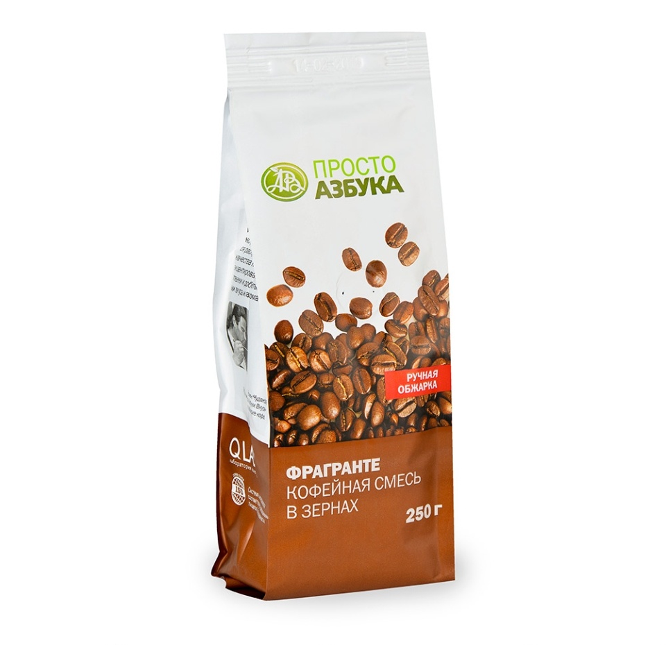 

Кофейная смесь в зернах «Фрагранте», «Просто Азбука», 250 г, Россия