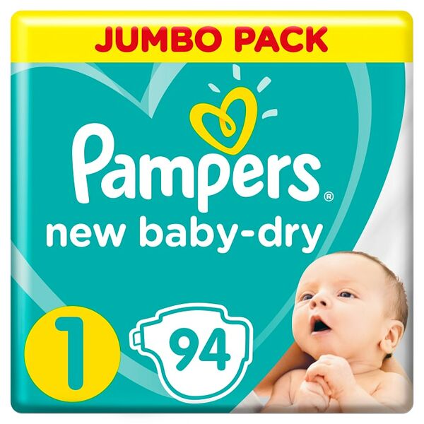 Подгузники Pampers New Baby-Dry №1 2-5кг 94шт
