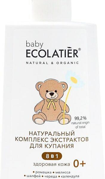 Комплекс экстрактов Ecolatier 8в1 Здоровая кожа для купания детей 0+ 250мл