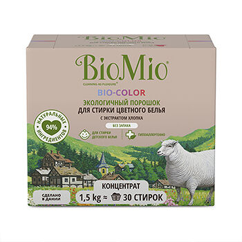 Стиральный порошок BioMio Bio-Color для цветного белья 1.5 кг