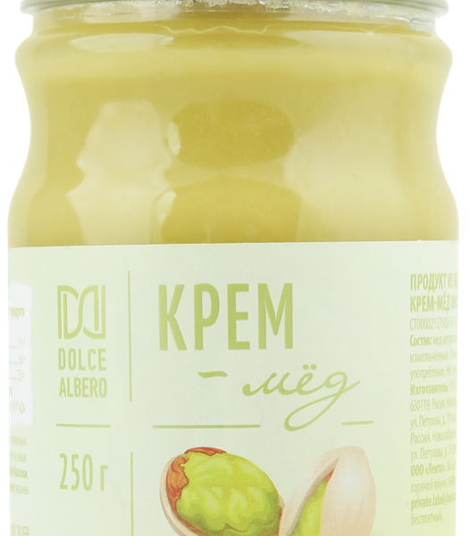 Крем-мед DOLCE ALBERO Фисташка