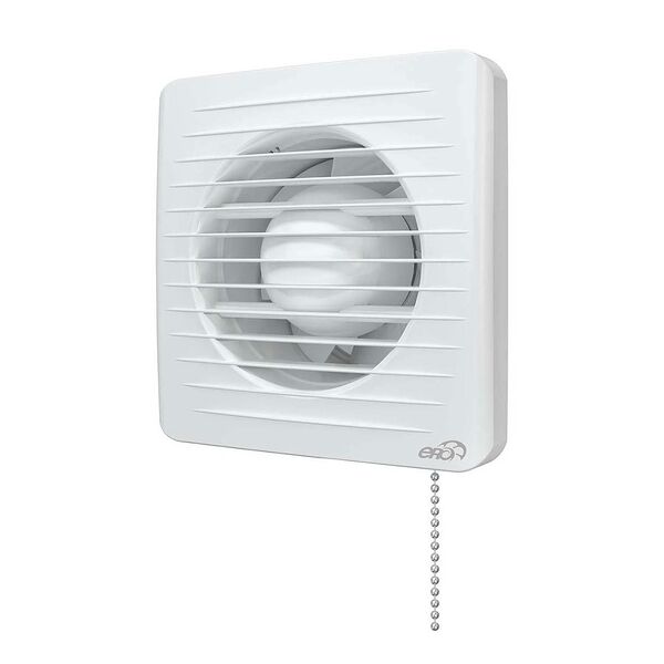 Вентилятор c антимоскитной сеткой, 100 мм, шнуровой тяговой выключатель