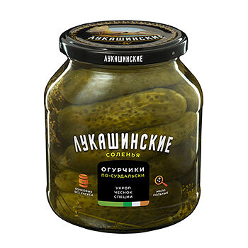 Огурчики Лукашинские По-суздальски малосольные