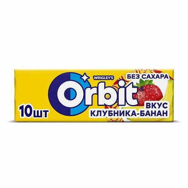 Жевательная резинка Orbit Клубника-банан