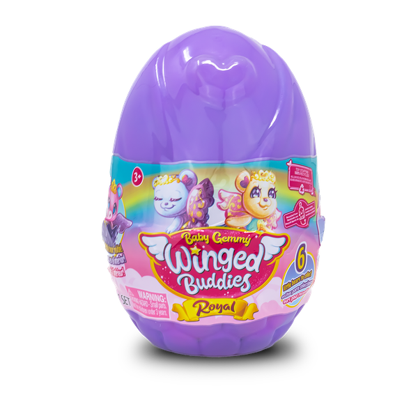 Игрушка мягконабивная Baby Gemmy-медвежонок 12см в яйце в ассорт GD040D2