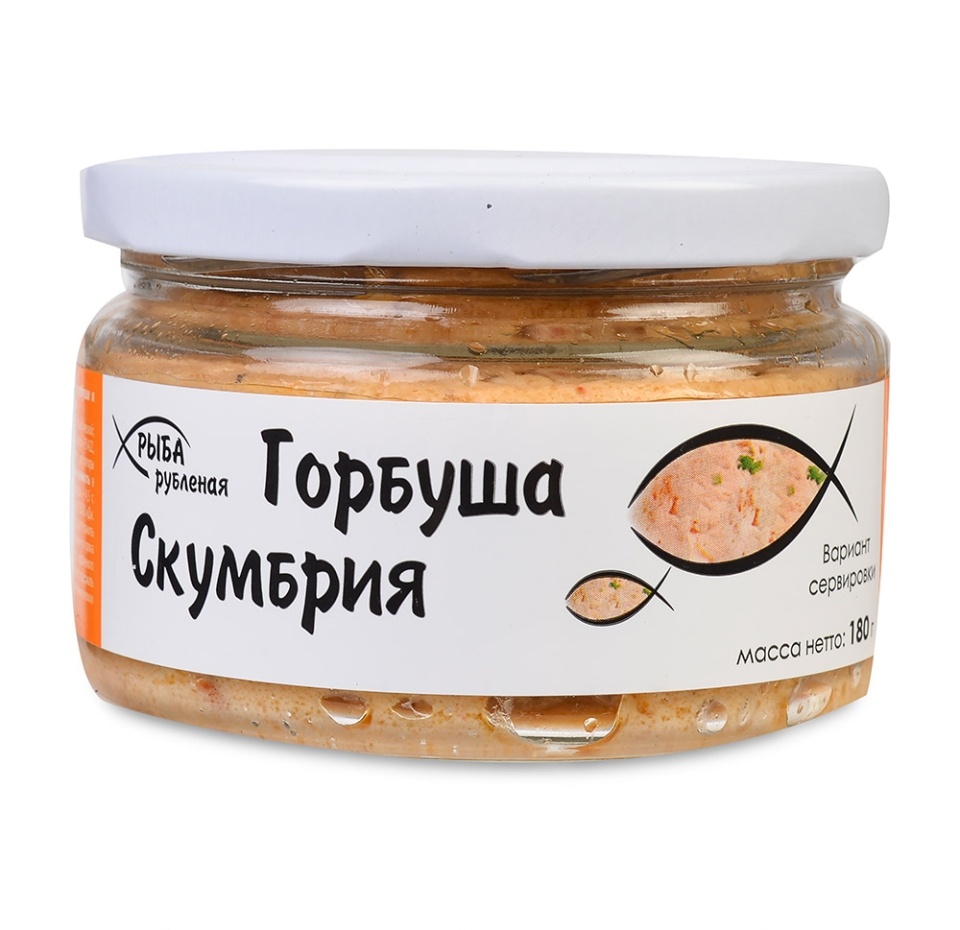 

Рыба рубленая Европром Скумбрия-Горбуша с чесноком 180 г, Россия