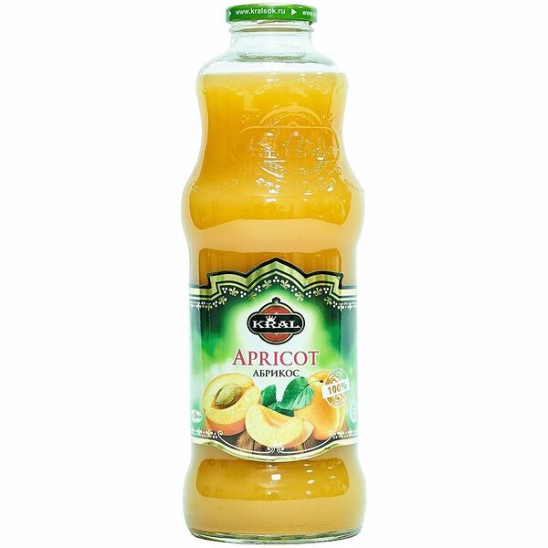 Нектар Kral абрикосовый с мякотью, 1л