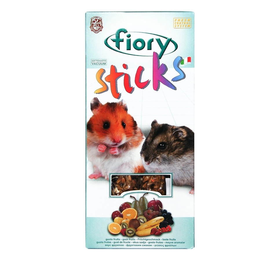 

Палочки для хомяков Fiory Sticks с фруктами 2х50 г