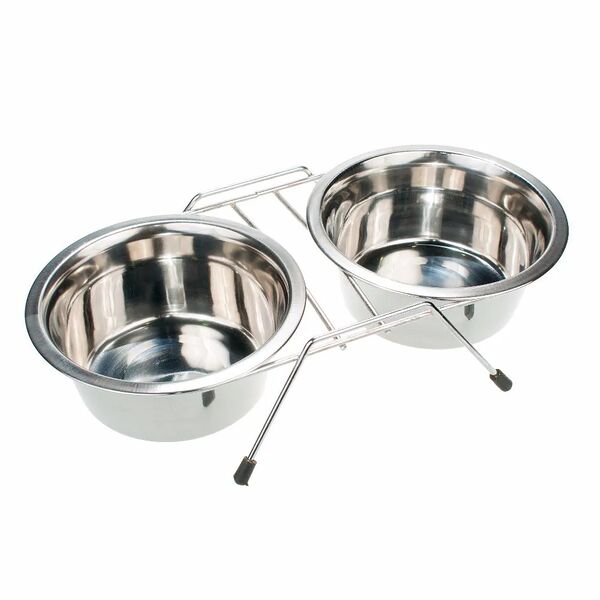 Подставка с мисками Petmax металл, 2шт х 850мл