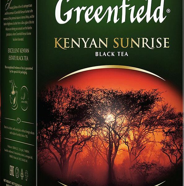 Чай черный листовой Greenfield Kenyan Sunrise, 200г