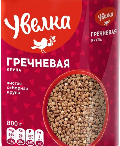 Гречка Увелка ядрица Экстра, 800г