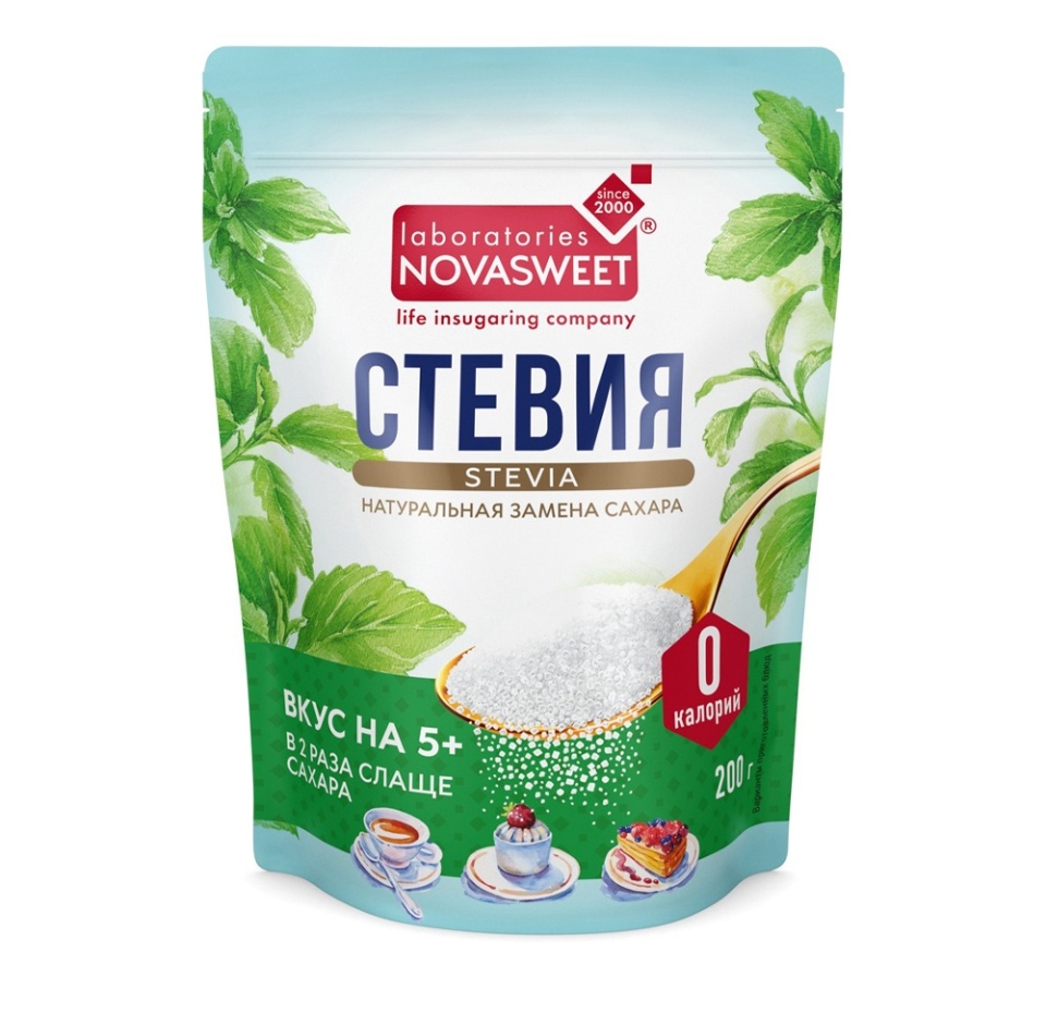 

Заменитель сахара Novasweet Стевия 200 г