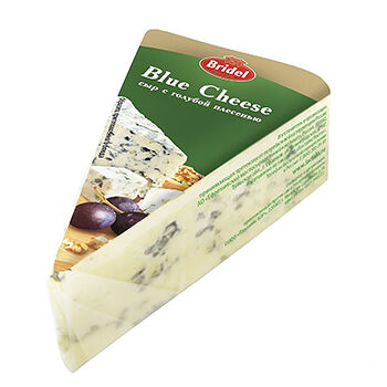 Сыр Blue Cheese Bridel, с голубой плесенью 51%, кусок
