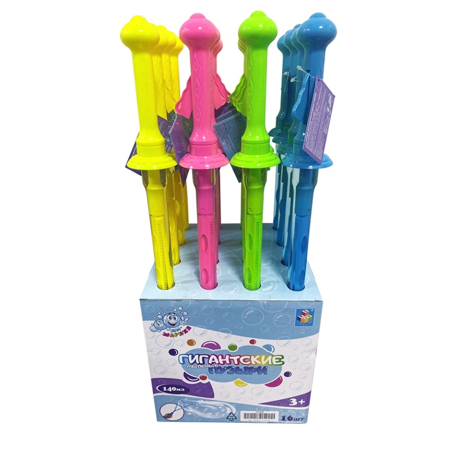 

Мыльные пузыри 1Toy Мы-шарики! Гигантские 2в1 с раскладным элементом, колба, 140 мл, в ассортименте