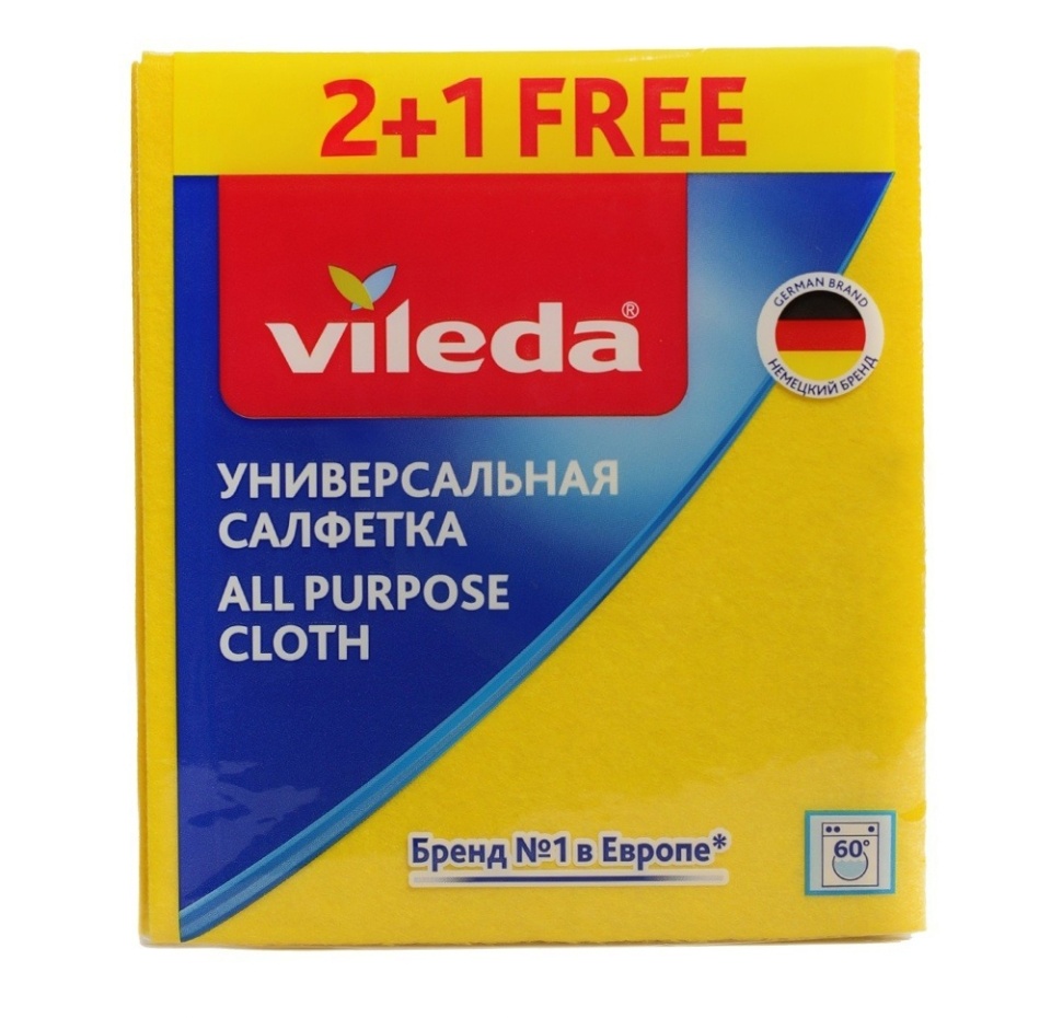 

Салфетка Vileda универсальная вискозная, 2+1 шт.