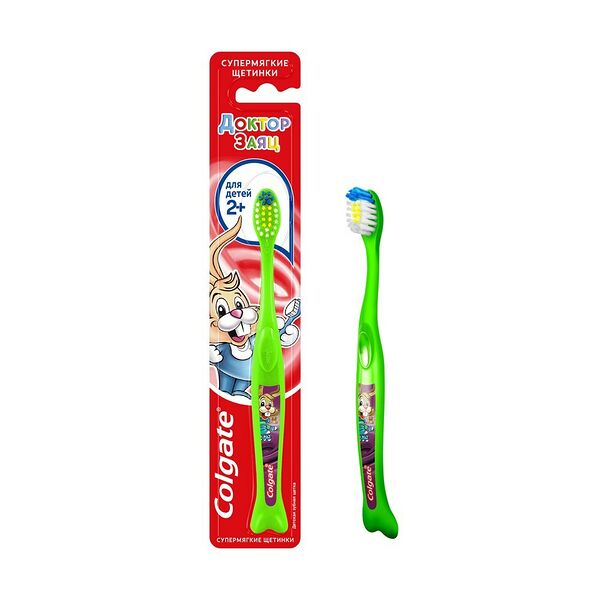Детская зубная щетка Colgate супер мягкая 2+