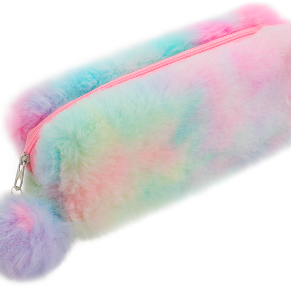 Пенал ЛЕНТА Радужный мех, 21х6х6см