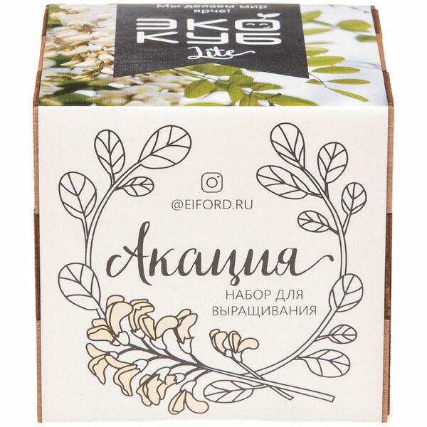 Набор Экокуб Lite Акация для выращивания