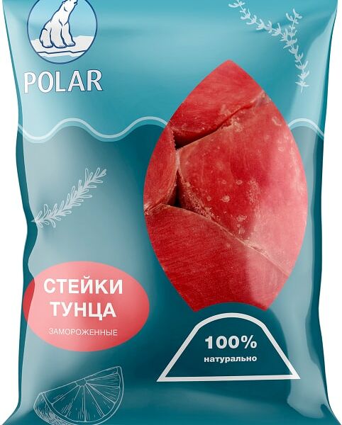 Тунец Polar стейки замороженные 500г