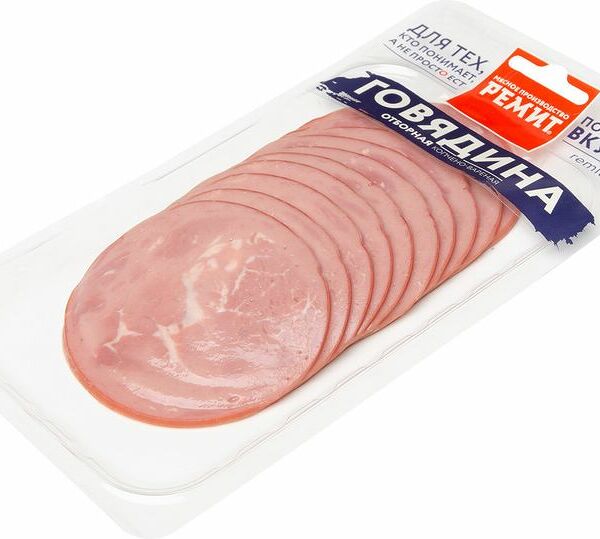 Говядина копчено-вареная Ремит Отборная