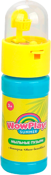 Мыльные пузыри с топпером мини-баскетбол 125мл