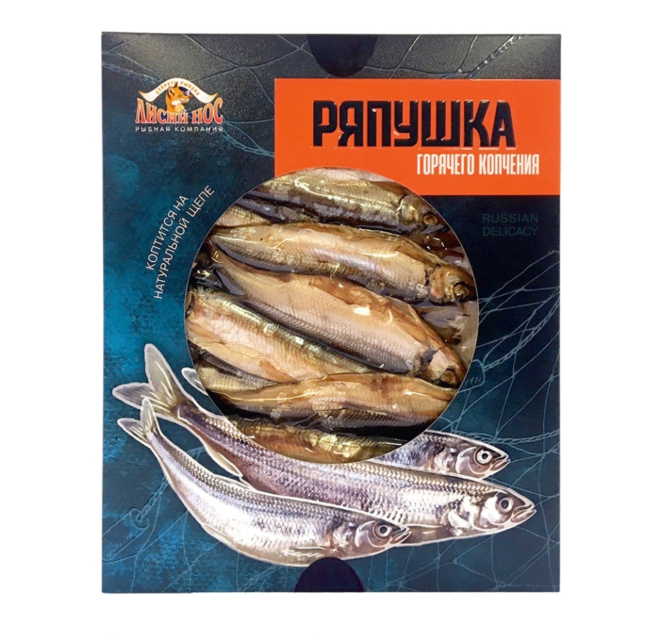 

Ряпушка Лисий нос горячего копчения 250 г