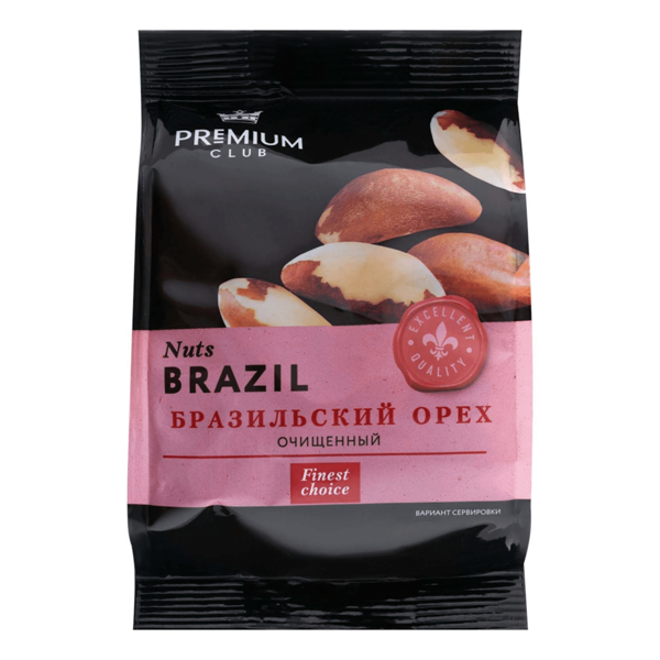 Орех бразильский PREMIUM CLUB очищенный, 100г
