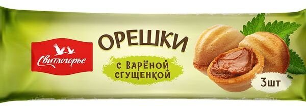 Орешки Свитогорье с вареной сгущенкой 60г