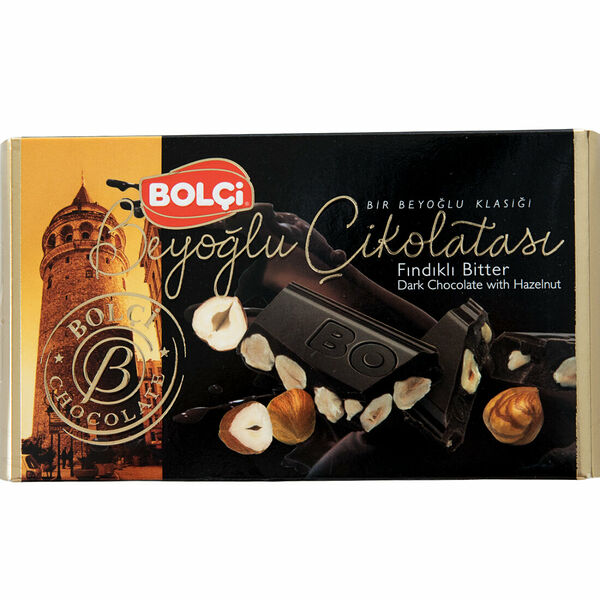 Шоколад Bolci темный с цельным лесным орехом