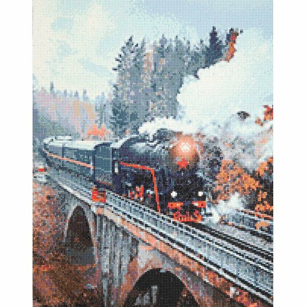 Cr 450076 Алмазная мозаика 'Рускеальский экспресс', 40*50 см, Cristyle