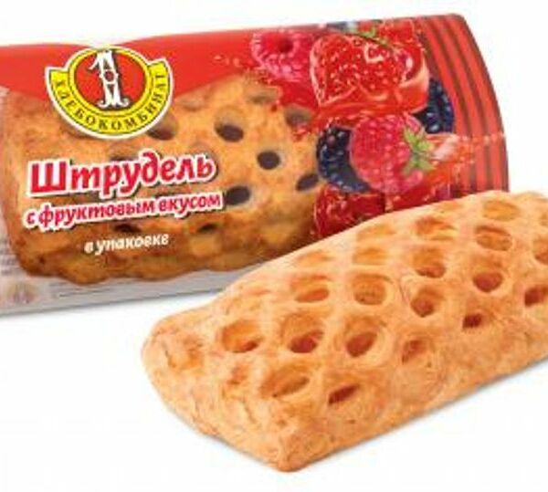 Штрудель Первый ХК с фруктовым вкусом, 70г