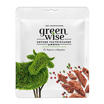Джерки растительные сытные Green Wise со вкусом Говядины