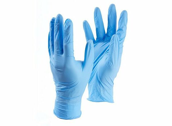 Перчатки нитриловые размер L, 5 пар