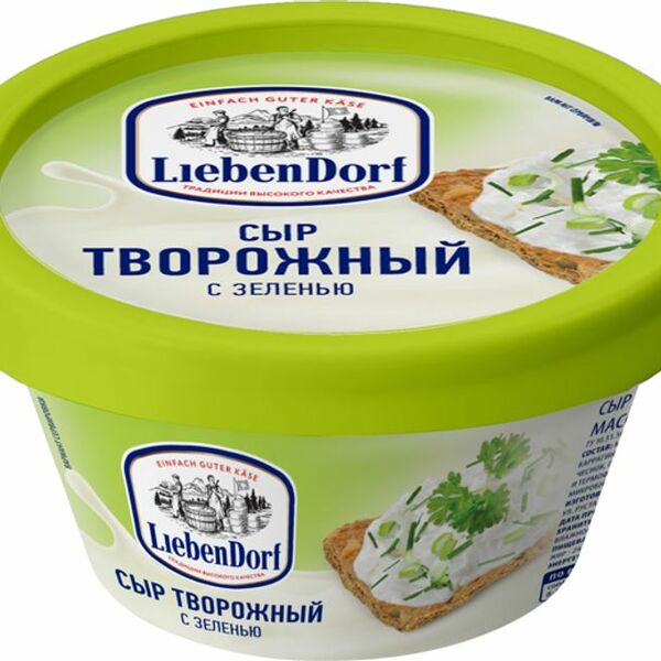 Сыр творожный LiebenDorf с зеленью 140г