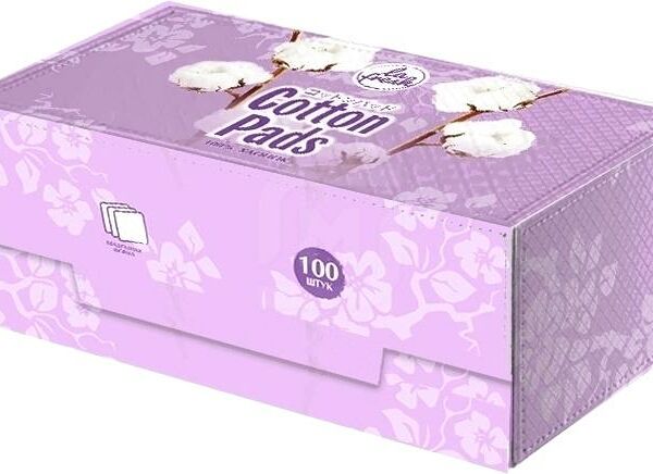 Диски ватные La Fresh квадратные трехслойные