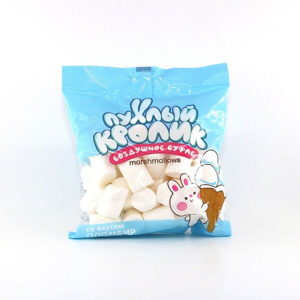 Воздушное суфле  «Пухлый кролик»: со вкусом Пломбир вес 85 гр.