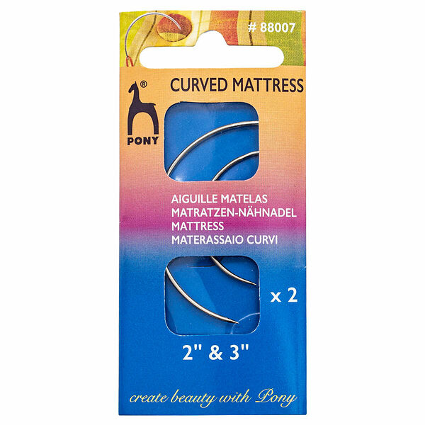 88007 Иглы ремесленные изогнутые для мебельной обивки № 2, 3, 2 шт PONY