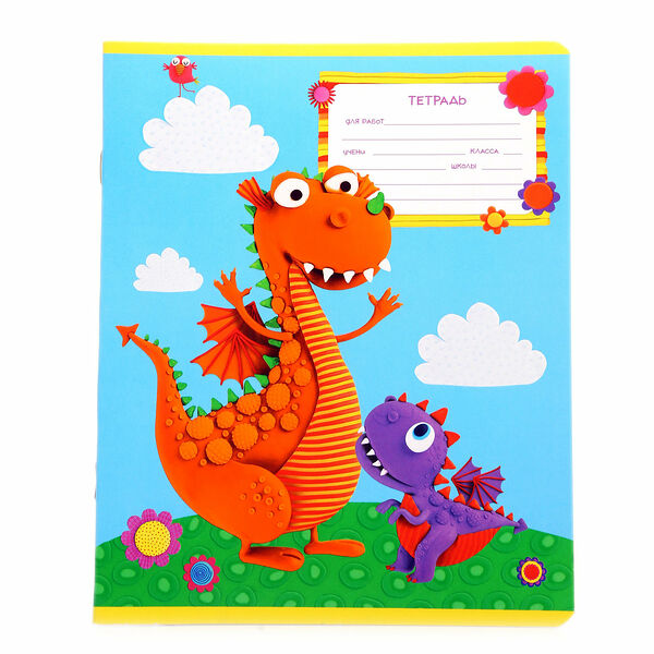 Тетрадь ученическая Марципан 12 листов в линию ТМ Magic Lines (Мейджик Лайнс)