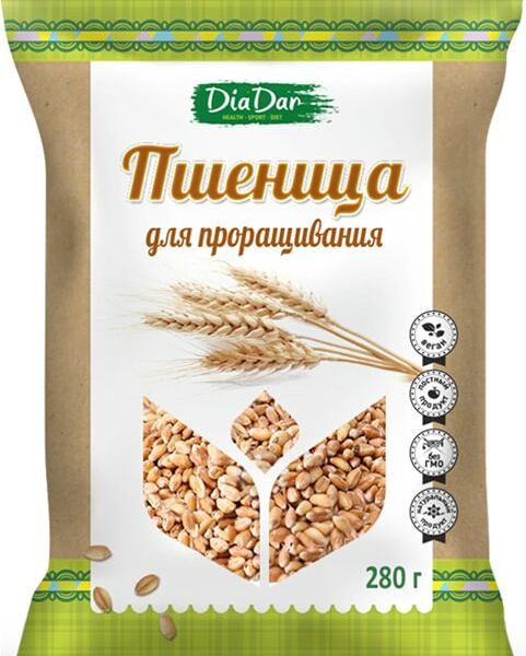 Пшеница DiaDar для проращивания 280г
