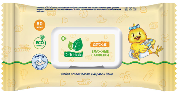 Влажные салфетки Dr.Tuttelle детские 80 шт.