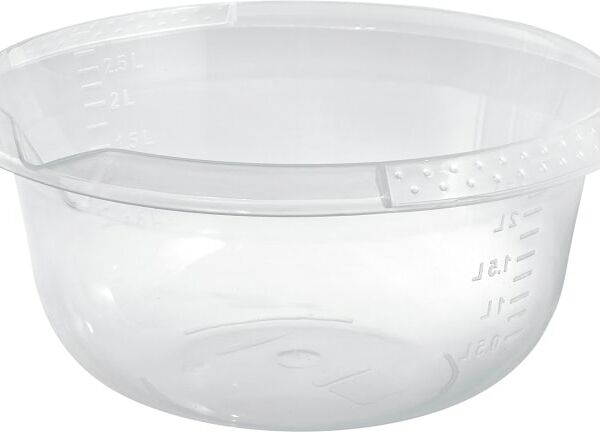 Миска Viloet с мерным делением прозрачная 4л