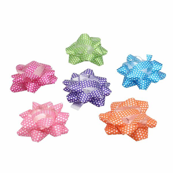 AR503 Бант Звезда ассорти 6,5см, шт