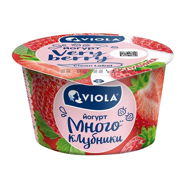 Йогурт VALIO Клубника 2.6%, без змж