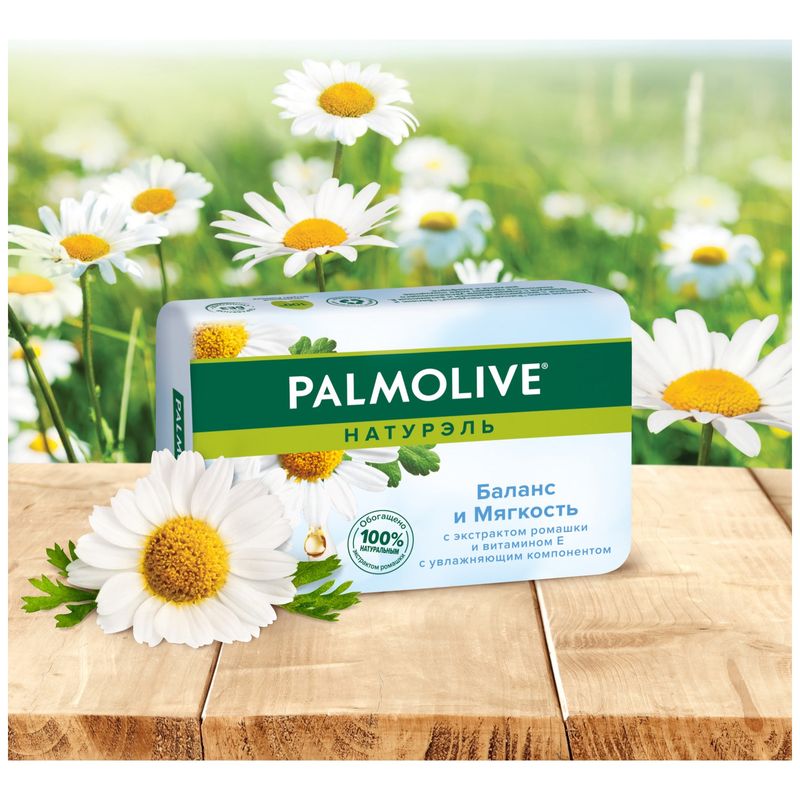 

Туалетное мыло Palmolive Натурэль баланс и мягкость 90 г