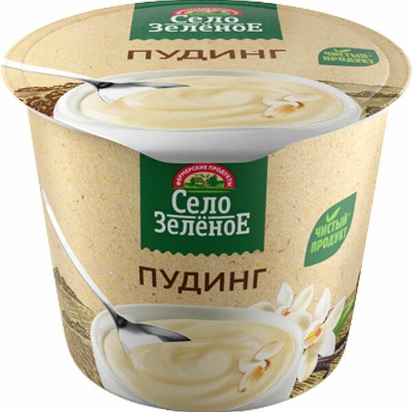 Пудинг молочный Село Зелёное ванильный 3% 120г