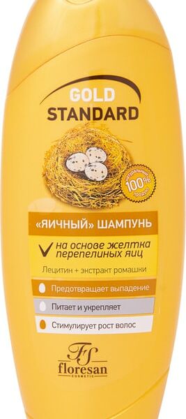 Шампунь Floresan Gold Standart Яичный 300мл