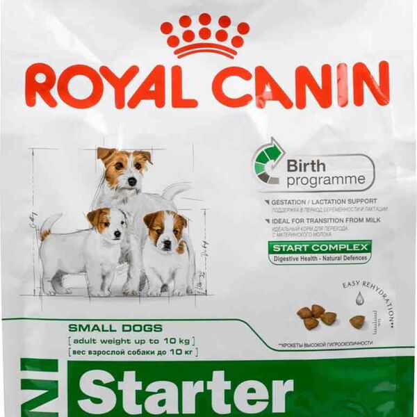 Сухой корм для собак во время беременности и лактации и щенков до 2 месяцев мелких пород (до 10 кг) Royal Canin Mini Starter Mother & Babydog