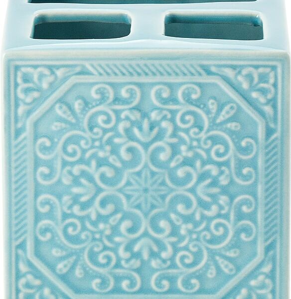 Стакан для зубных щеток Swensa Tiffany голубой